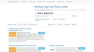 
                            4. Krisflyer Sign Up Promo Code - getsetcoupon.com