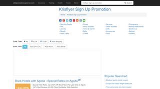 
                            8. Krisflyer Sign Up Promotion - allspecialcoupons.com