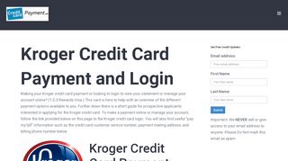 
                            8. Kroger Credit Card Payment - Login - Address - …