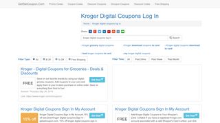 
                            9. Kroger Digital Coupons Log In - getsetcoupon.com