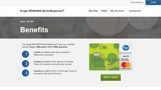 
                            3. Kroger REWARDS World Mastercard® | Rewards …