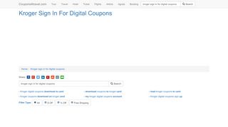 
                            6. Kroger Sign In For Digital Coupons - …