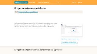 
                            5. Kroger Smart Source Portal (Kroger.smartsourceportal.com ... - updates