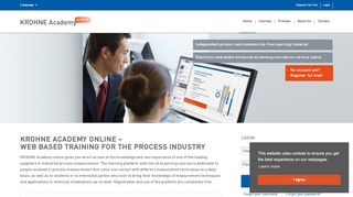 
                            5. KROHNE Academy online – Web Based Training | eLearning