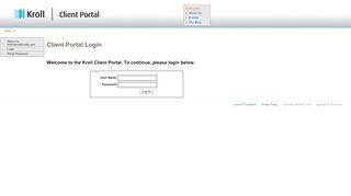 
                            8. Kroll Advisory Solutions Client Portal