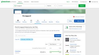 
                            4. Krongaard Salaries in Germany | Glassdoor