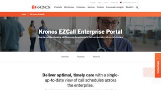 
                            2. Kronos EZCall Enterprise Portal for Healthcare Scheduling ...