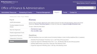 
                            3. Kronos - feinberg.northwestern.edu