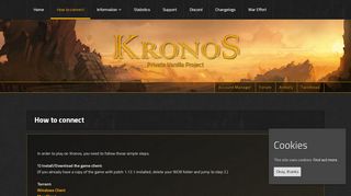 
                            7. KRONOS • How to connect - kronos-wow.com