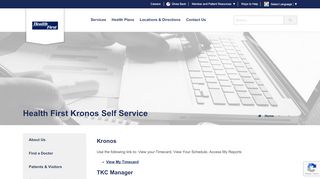 
                            10. Kronos Workforce Central - Health First