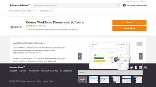 
                            8. Kronos Workforce Dimensions Software - 2019 Reviews, Pricing ...