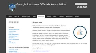 
                            5. Krossover – Georgia Lacrosse Officials Association