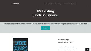 
                            6. KS Hosting (Kodi Solutions) | CableKill