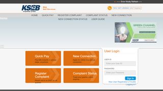 
                            8. KSEB Web Self Service - Kerala State Electricity Board