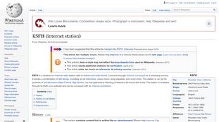 
                            1. KSFH (internet station) - Wikipedia