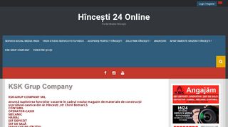 
                            8. KSK Grup Company - Hîncești 24 Online