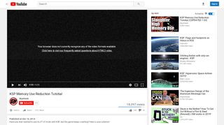 
                            8. KSP Memory Use Reduction Tutotial - YouTube