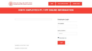 
                            5. KSRTC Online PF Information