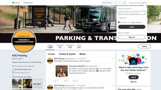 
                            8. KSU Parking (@parkingatksu) | Twitter