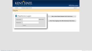 
                            8. KSUAdvising - Log in - advising.kent.edu