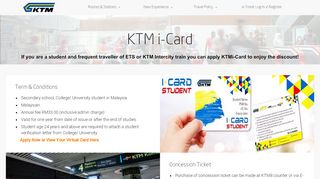 
                            4. KTM I-Card Information - KTMB