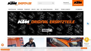 
                            2. KTM Shop 24 - KTM Originalteile, Powerparts, Powerwear uvm.