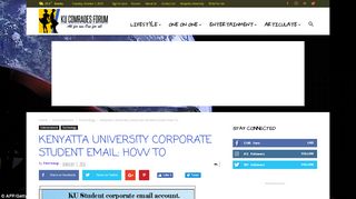 
                            1. KU Corporate Email Tutorial UPDATED August 2018