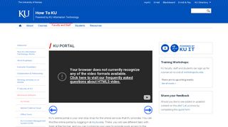 
                            3. KU Portal | How To KU