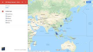 
                            9. KU Study Abroad - Architecture in Asia - Google My Maps