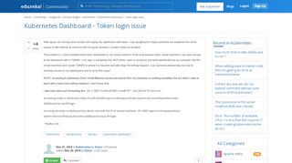 
                            2. Kubernetes Dashboard - Token login issue - edureka.co