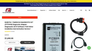 
                            7. KUBOTA \ TAKEUCHI DIAGNOSTIC KIT (PYTHON ...