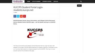 
                            6. KUCCPS Student Portal Login-students.kuccps.net  …