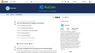 
                            8. KuCoin - reddit