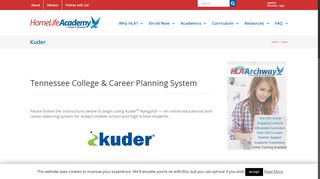 
                            6. Kuder - Home Life Academy