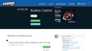 
                            6. Kudos Casino Bonuses & Review | Casino Help