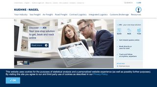 
                            8. Kuehne + Nagel Homepage United States