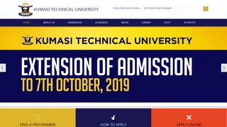 
                            3. Kumasi Technical University | Knowledge is Power