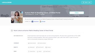 
                            7. Kumon Math & Reading Center of West Portal, San Francisco...
