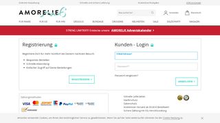 
                            2. Kunden - Login - Amorelie