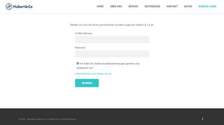 
                            8. Kunden-Login | Hubert & Co