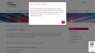 
                            5. Kunden-Login - KlickEnergie