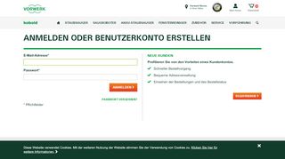 
                            1. Kunden-Login - Vorwerk Kobold