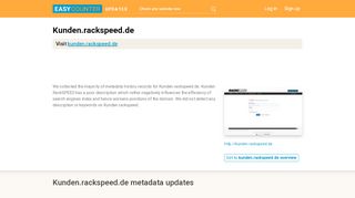 
                            6. Kunden RackSPEED (Kunden.rackspeed.de) - …