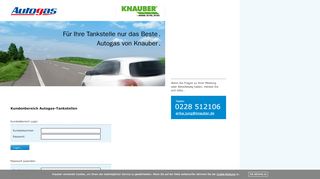 
                            4. Kundenbereich Autogas-Tankstellen