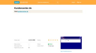 
                            8. Kundencenter.de: KundenCenter - Login