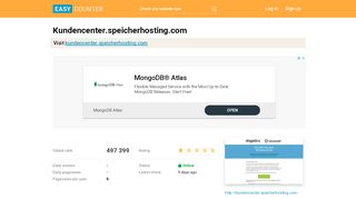 
                            8. Kundencenter.speicherhosting.com: Kundencenter