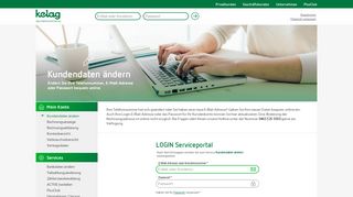 
                            4. Kundendaten ändern - KELAG - Internet Self Services - Login