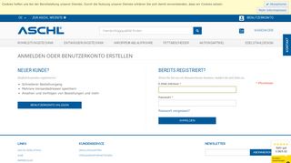 
                            8. Kundenlogin - Aschl GmbH Ihr Edelstahl Spezialist