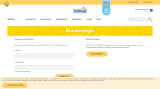 
                            3. Kundenlogin - KIDDINX-Shop