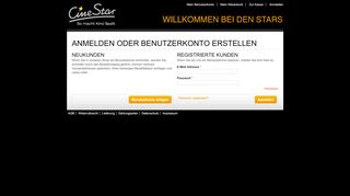 
                            7. Kundenlogin - Kinogutschein Cinestar